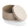 Brown Kraft Paper Round Sticker Dispenser Box Adhesive